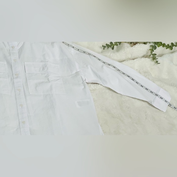 MADEWELL NWT The Signature Poplin Oversized Cotton Button-Up Shirt Size Small - Picture 10 of 10